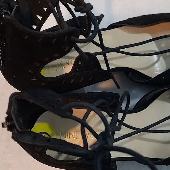 Nine West Women's Suede Strappy PeepToe - Picture 8 of 12